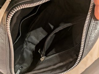 Bolso piel Nunoo Ellie Air Black nuevo