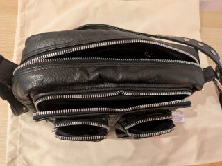 Bolso piel Nunoo Ellie Air Black nuevo