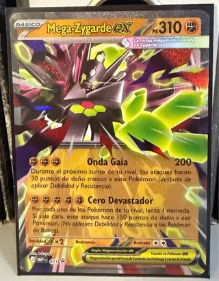 Carta Pokémon Mega-Zygarde ex Promo (Español)