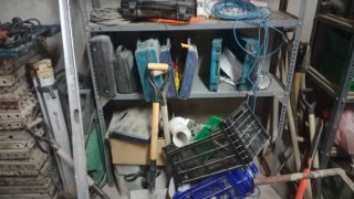 Lote de herramientas para obra