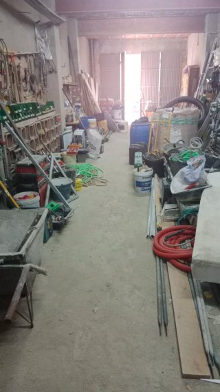 Lote de herramientas para obra