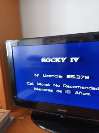 Rocky IV VHS Película Acción Aventura Español