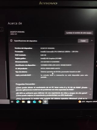 Ordenador Sobremesa para oficina