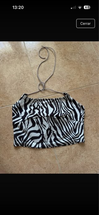 Top Cebra Halter