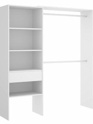 Armario blanco de madera