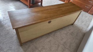 Mobile TV in legno e vetro