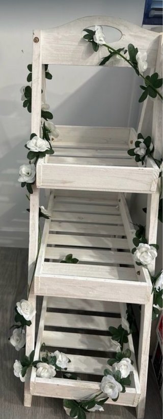 Estantería Escalera Blanca Madera