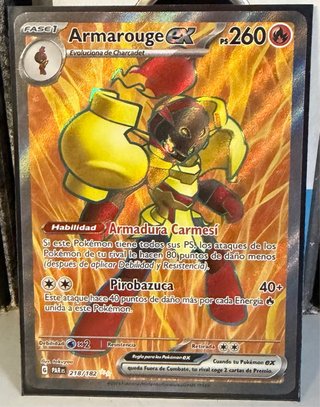 Carta Pokémon Armarouge ex Full Art (Español)