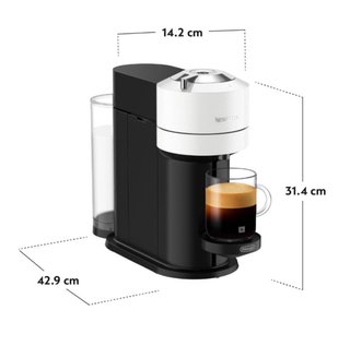 Macchina Caffè Nespresso Vertuo Next Bianca