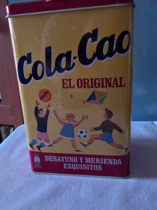 Lata Cola Cao Original Metal Retro