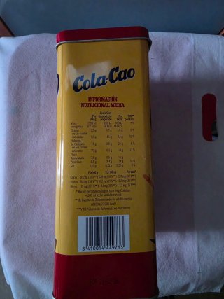 Lata Cola Cao Original Metal Retro