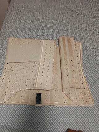 Faja Corset Compresora Talla L Beige