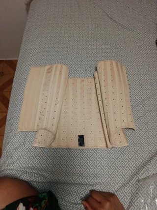 Faja Corset Compresora Talla L Beige