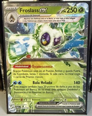 Carta Pokémon Froslass ex Teracristal (Español)