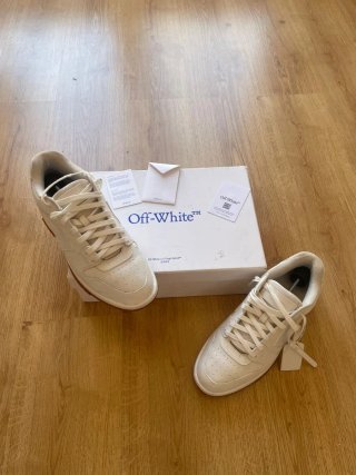 Off-White OOO Zapatillas Marrón Blanco