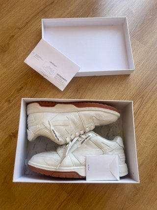 Off-White OOO Zapatillas Marrón Blanco