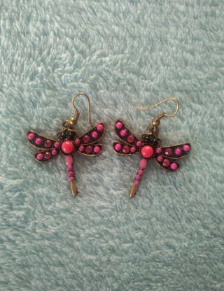 Pendientes largos de varios colores