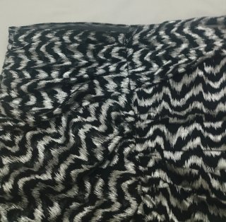 Minifalda Zara plateada y negra