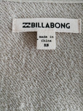 Sudadera mujer Billabong verde claro XS