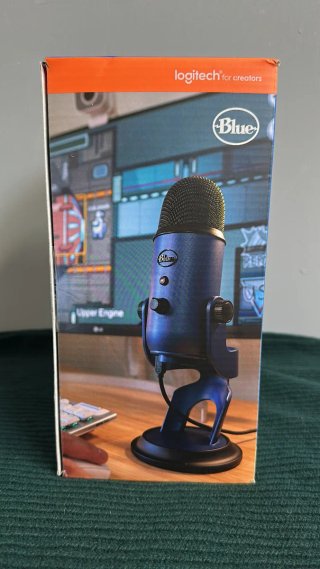 Micrófono Blue Yeti Condensador Azul