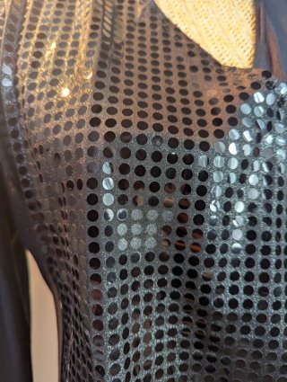 Blusa Negra Fiesta Lentejuelas