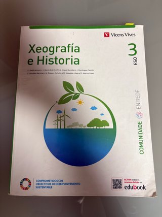 Libro Xeografía e Historia 3 eso