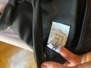 Top sportivo Alo nero Taglia Xs