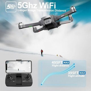 Dron 5GHz FPV RC Quadcopter 4K IDEA16 40km/h