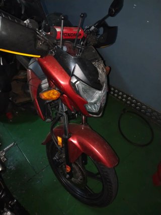 Honda CB 125 F 2022 Roja - Accidente