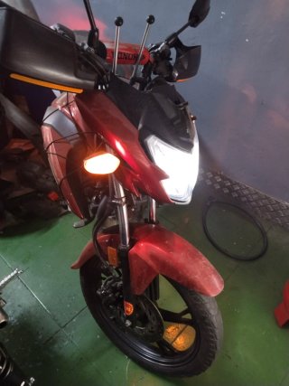 Honda CB 125 F 2022 Roja - Accidente