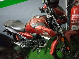Honda CB 125 F 2022 Roja - Accidente