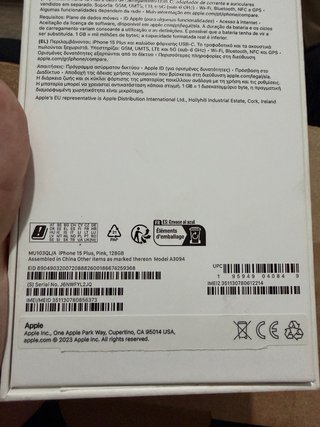 iPhone 15 Plus 128GB Rosa