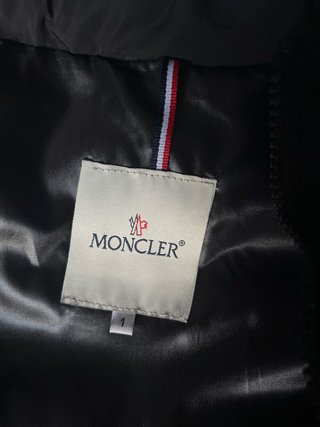 Chaqueta Moncler Negra Mujer    Talla S