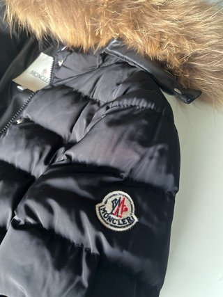 Chaqueta Moncler Negra Mujer    Talla S