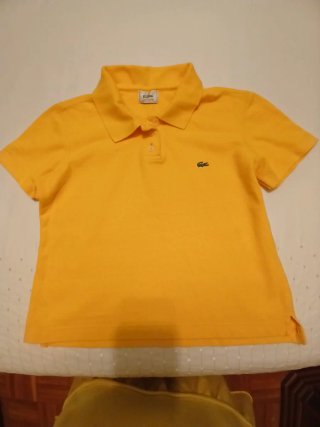 Polo Lacoste Amarillo Talla S