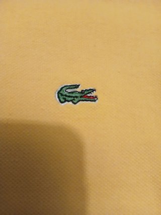 Polo Lacoste Amarillo Talla S