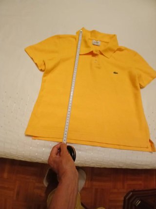 Polo Lacoste Amarillo Talla S
