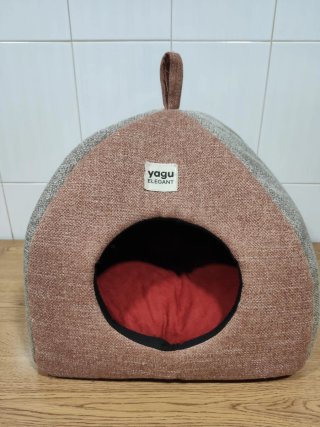 Cama Iglú Yagu para Gatos y Perros Pequeños