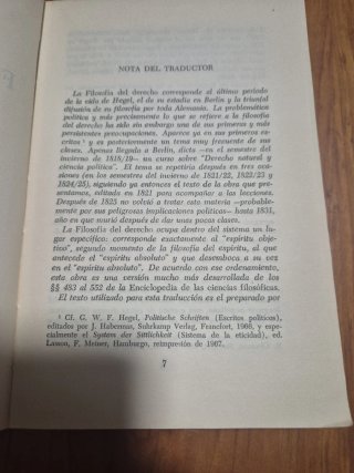 Principios de la filosofía del derecho