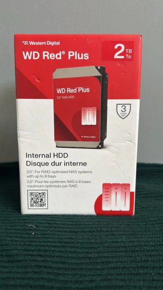 WD Red Plus 2TB NAS Disco Duro Interno 3,5"