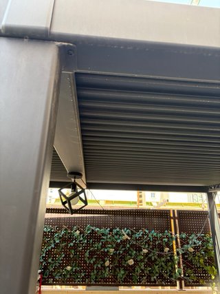 Pérgola aluminio 3x4m gris