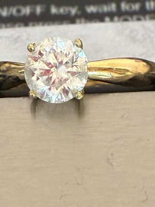 Anillo Oro 18k Diamante 1.06 Ct Natural IGL