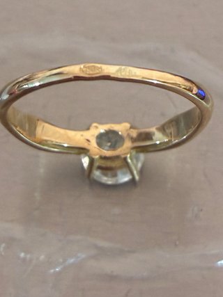 Anillo Oro 18k Diamante 1.06 Ct Natural IGL