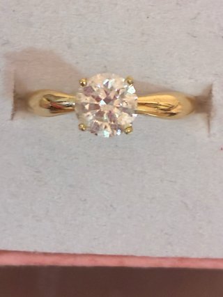 Anillo Oro 18k Diamante 1.06 Ct Natural IGL