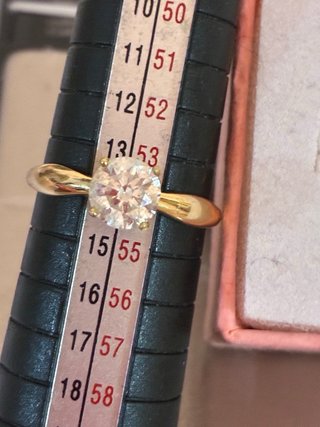 Anillo Oro 18k Diamante 1.06 Ct Natural IGL