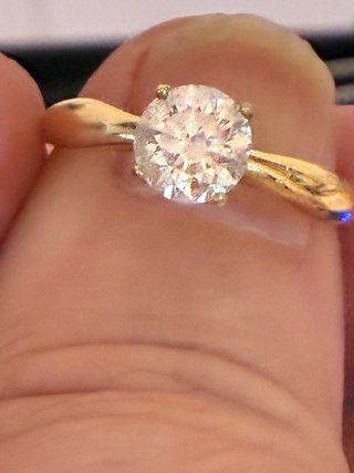 Anillo Oro 18k Diamante 1.06 Ct Natural IGL