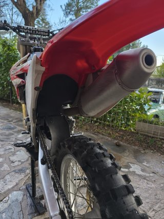 Honda CRF 450R Motocross Roja/Blanca
