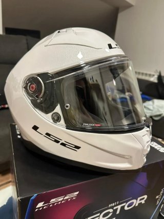 Casco LS2 Vector II Talla S Blanco
