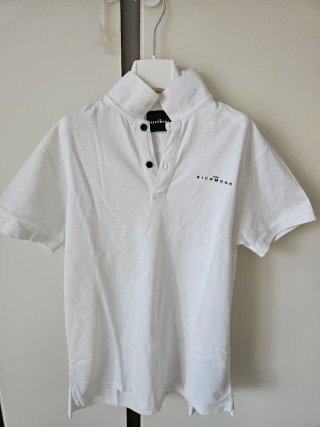 Polo John Richmond bianco ragazzo