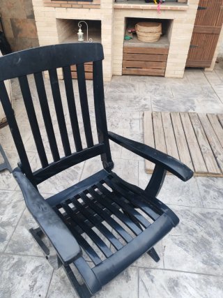 2 Sillas Jardín Grosfillex Reclinables Plástico Gr